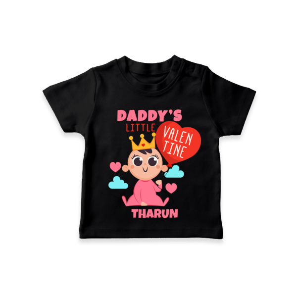 Black Customised Baby/Kids T Shirt with kids name
