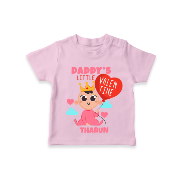 Pink Customised Baby/Kids T Shirt with kids name
