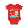 Red Valentine's Themed Baby Onesie With Name