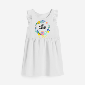 Personalized Happy Easter Frock for Girls